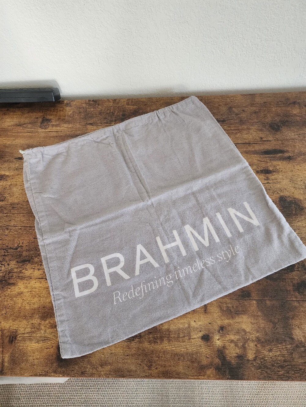 Brahmin Light Gray Flannel Dust